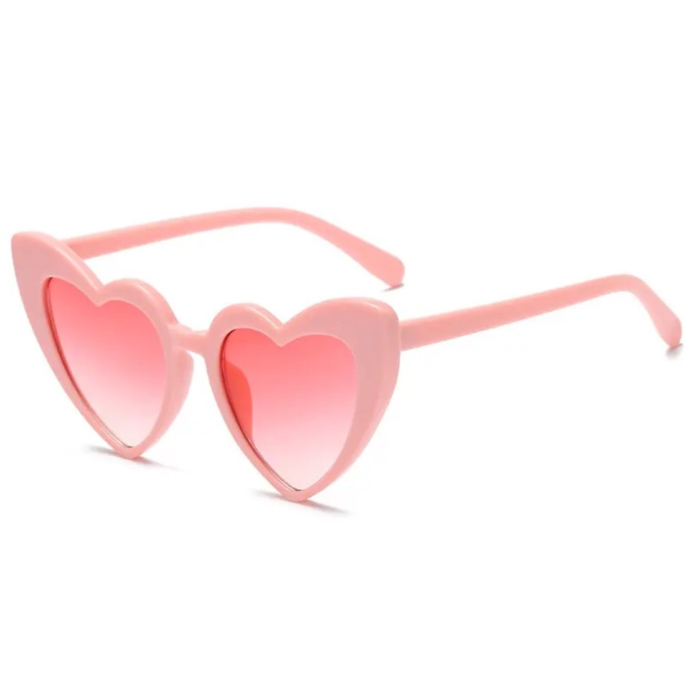 Pink Heart Sunglasses